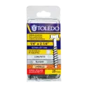 Tornillo ancla p/concreto cabeza hex 1/4" x2. 1/4"