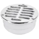 Coladera de ABS con rejilla cromada 5', con tornillos, Foset 