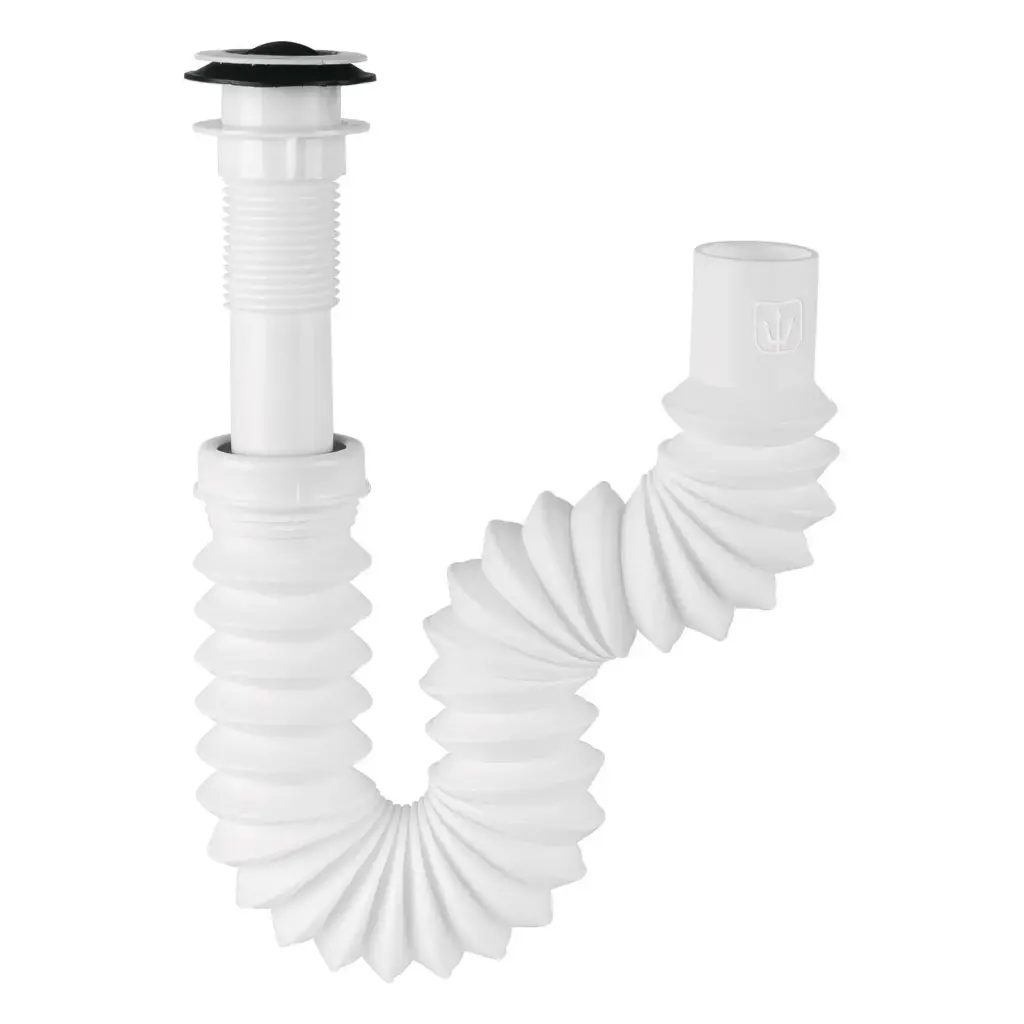 [49365] Céspol flexible 1-1/4', contra, polipropileno, para lavabo 