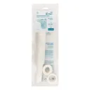 Céspol flexible, polietileno blanco, para lavabo y fregadero 