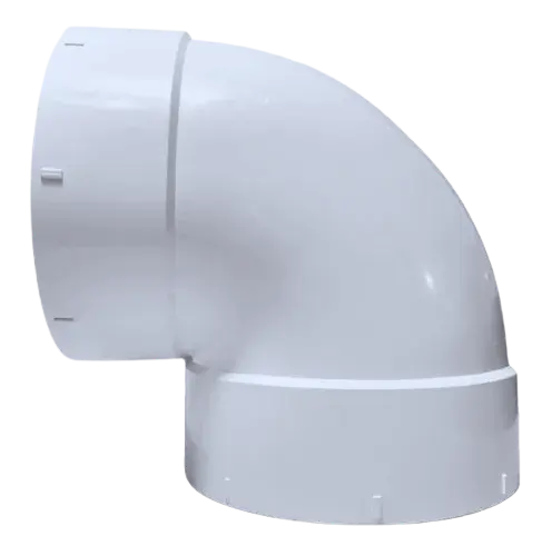 CODO PVC SANT. 100 X 90 - CRESCO