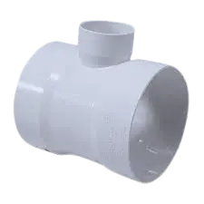 [SCC TR 100-50] TEE PVC RED. 100-50 - CRESCO