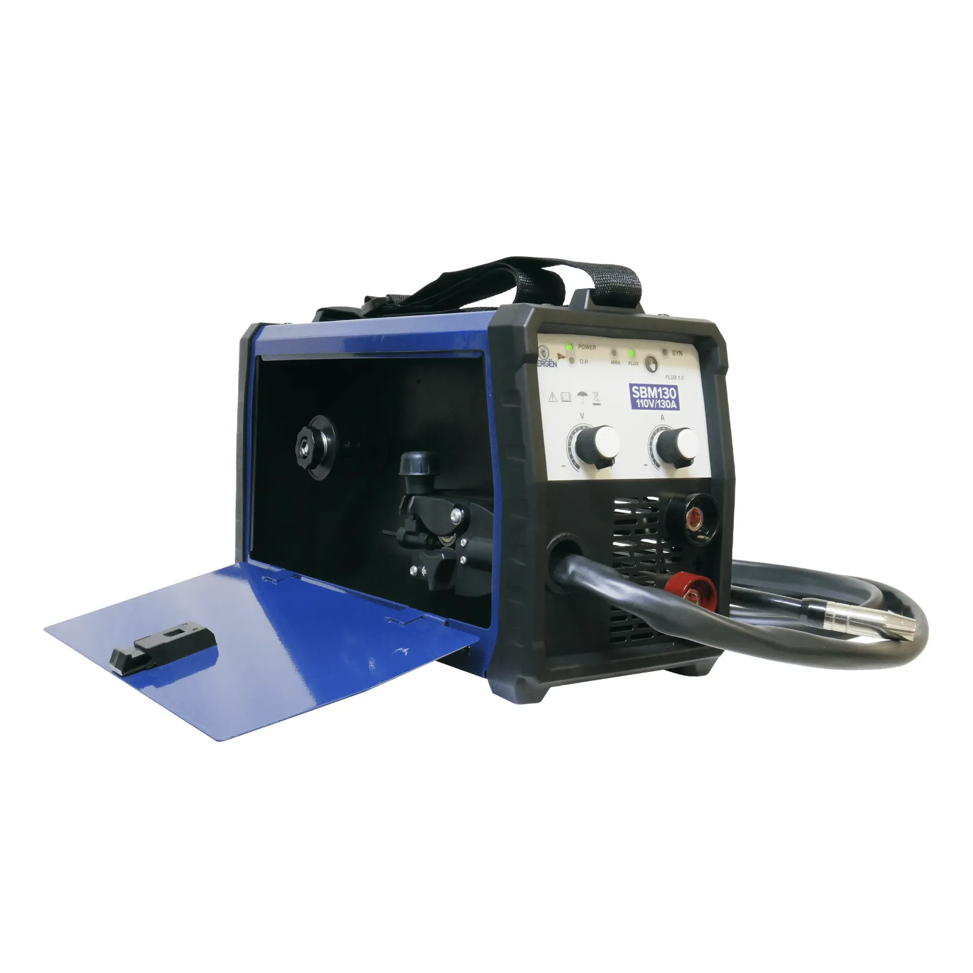 SOLDADORA INVERSORA BERGEN SBM130 MIG 130A 110V