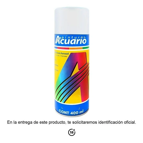 Pintura aerosol blanco mate (acuario)