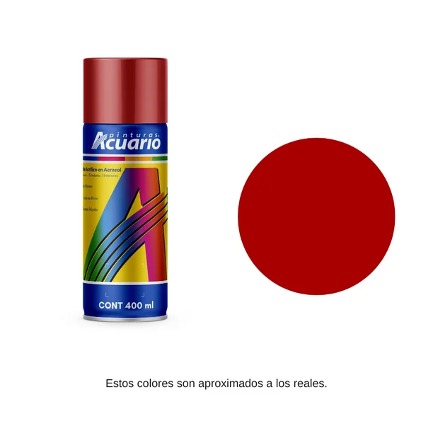 Pintura aerosol rojo bermellon 776 Acuario