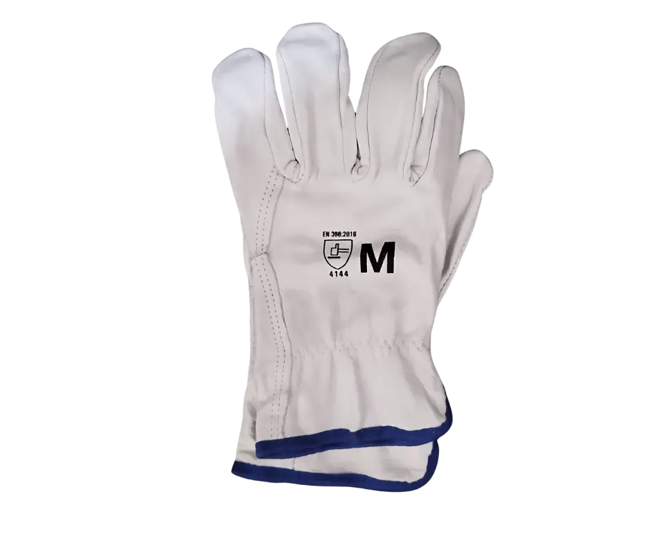GUANTE ARGONERO RES BLANCO C/ELASTICO TALLA M 