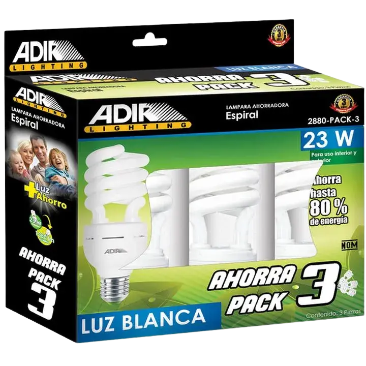 Foco espiral 23 W Adir