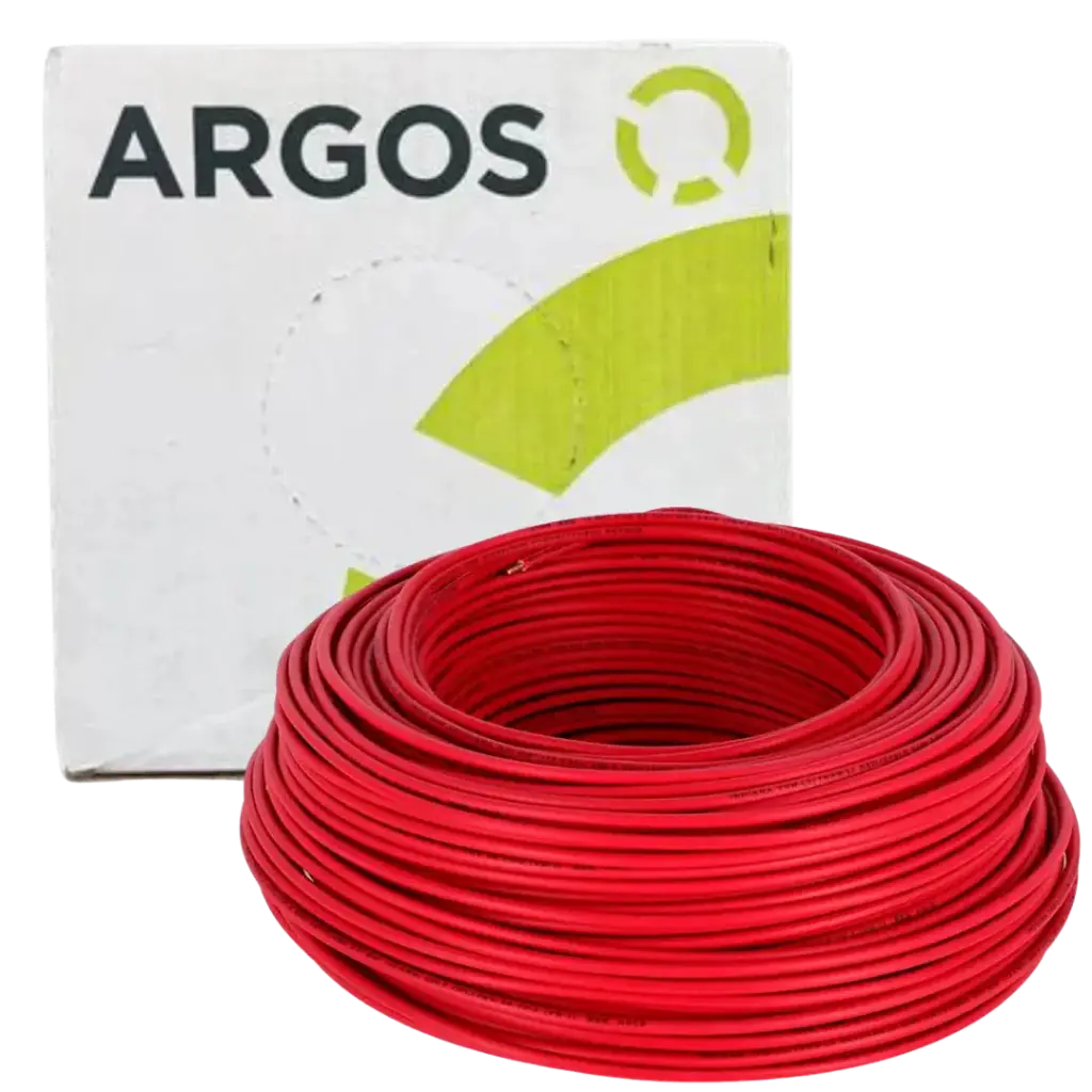 CABLE ELECTRICO TWC #14 100M ARGOS COLOR ROJO
