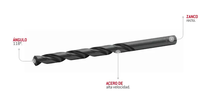 [UR-BG1/8] BG1/8 Broca nga ac al vel 1/8"