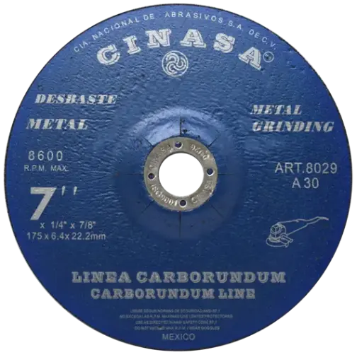 [8029] DISCO CINASA 7" DESBASTE