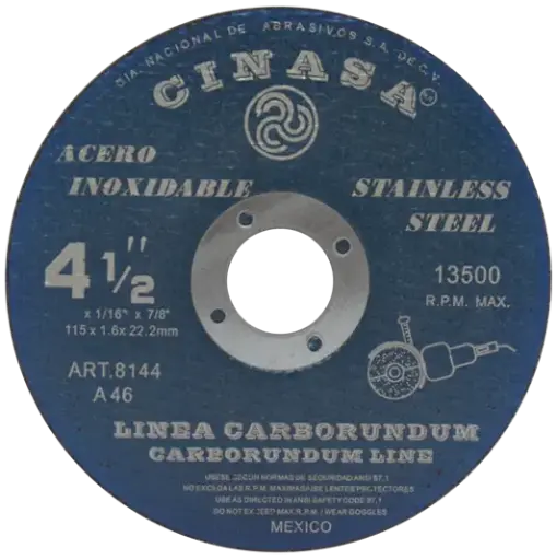 [8144] DISCO DE CINASA 4"1/2 X 1/16