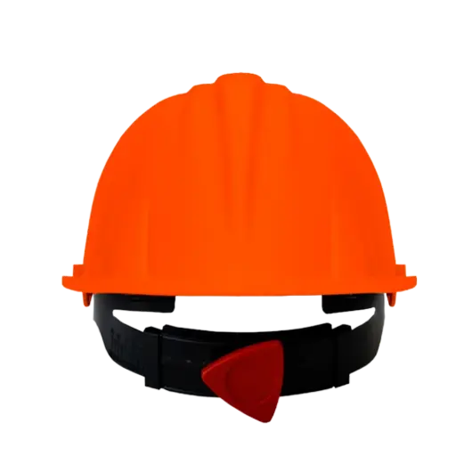 [1CP2104M] CASCO INFRACAP CON MATRACA (NARANJA)