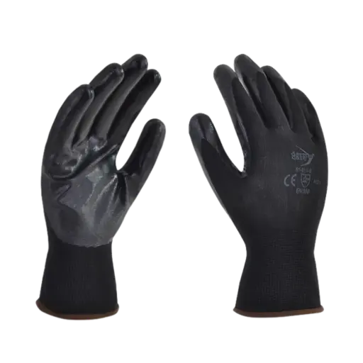 [SG1009M] GUANTE NAYLON NITRILO MR TALLA 8