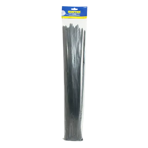 [114213] CINCHOS NEGRO 300X4.6 MM 50PZAS