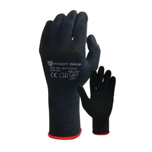 [SINSIN87593-28] Guantes nylon con palma de nitrilo liso handy talla 28