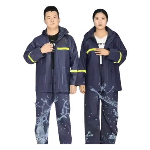 [518]  Traje impermeable de dos piezas unisex. 