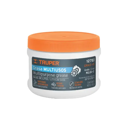 [12783] Grasa lubricante multiusos, base litio, 450 g, Truper 